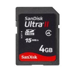 SDSDH-004G-E11 SECURE DIGITAL CARD 4 GB ULTRA II