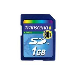 TS1GSD80 1GB SECURE DIGITAL (80X)