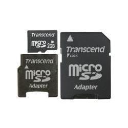 TS2GUSD-2 2GB MICROSD DUAL ADAPTERS