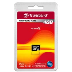 TS4GUSDC6 4GB MICRO SD HC6 CARD ONLY